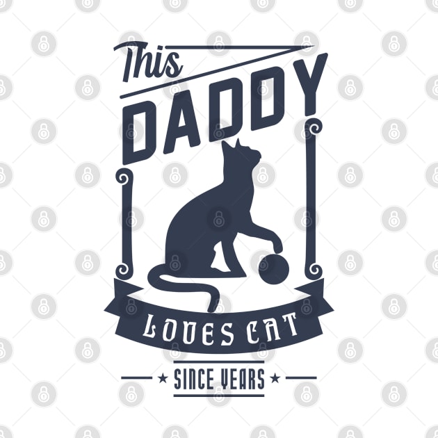 Daddy Loves Cat gift for Father's Day by Toogoo