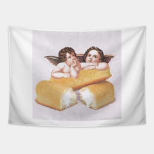 Cherubs Resting on Twinkies Tapestry