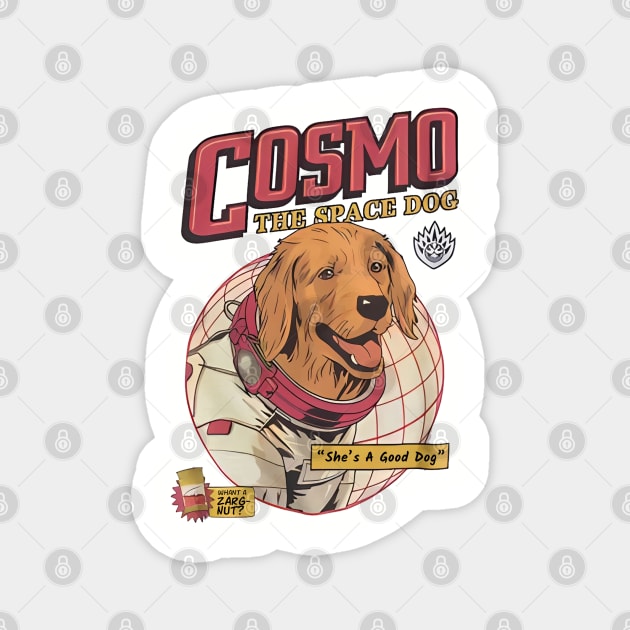 Cosmo The Space Dog Magnet by Vector-Planet