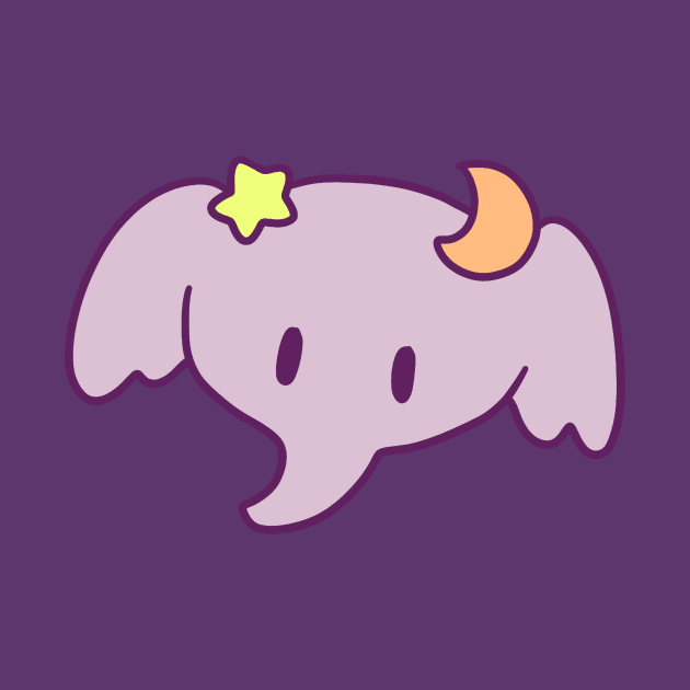 Star Moon Elephant Face by saradaboru