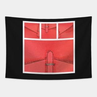 RED HANDBAG SERIES - Number one. Tapestry