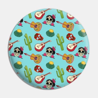 Mexican Pattern Pin