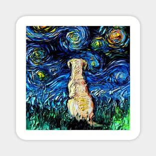 Yellow Labrador Night Magnet