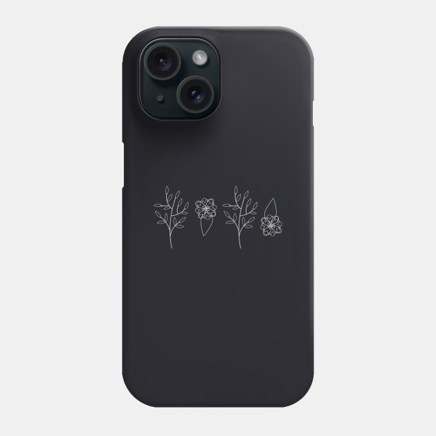 Awesome Line Art Design Phone Case by madlymelody