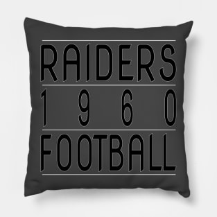 Raiders Football 1960 Classic Pillow