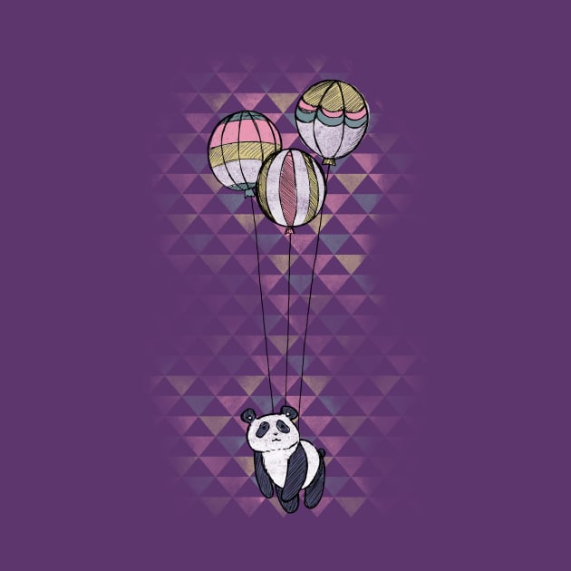 Cute Panda-monium Balloons! by kaliyuga