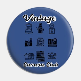 Vintage Camera Club Pin