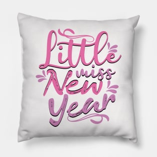 Little Miss New Year Pillow