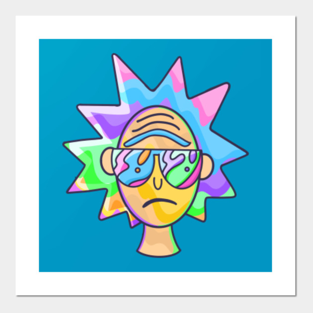 Trippy Rick Rick And Morty Posters And Art Prints Teepublic Download 720x1280 wallpaper rick and morty, rick, drive, colorful, samsung galaxy mini s3, s5, neo, alpha, sony xperia compact z1, z2, z3, asus zenfone, 720x1280 hd image, background, 4252. trippy rick