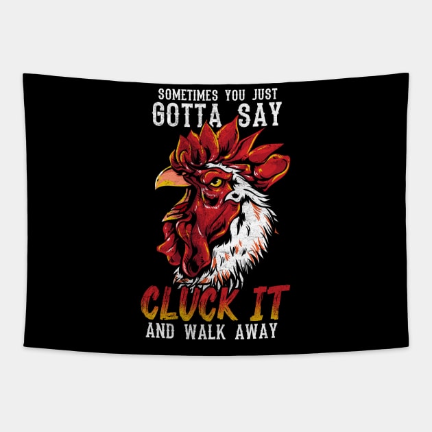 Cluck It Tapestry by Psitta