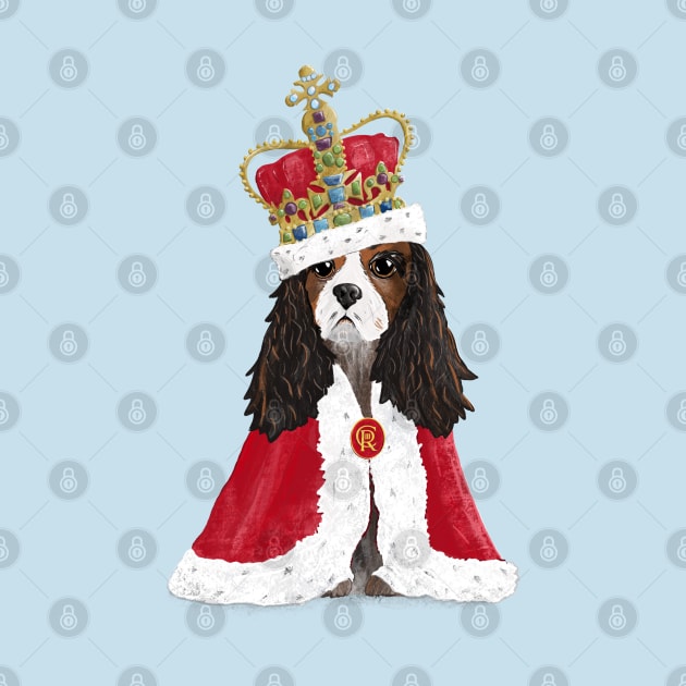 His Majesty King Charles Fun Coronation Souvenir on cream by NattyDesigns