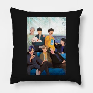 Family Portrait Pillow