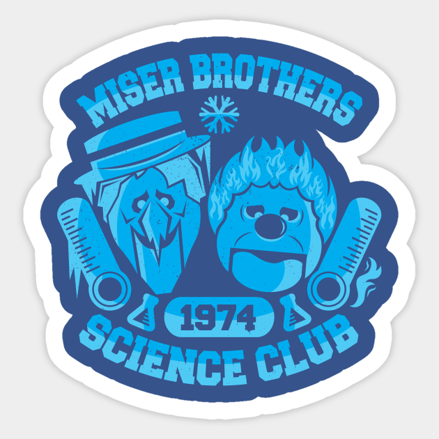 Miser Brothers Science Club - Christmas - Sticker