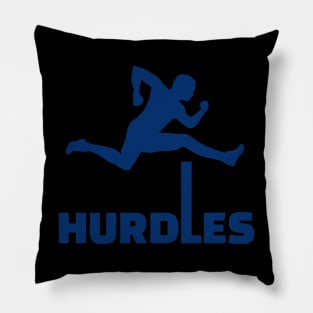 HURDLES navy Pillow