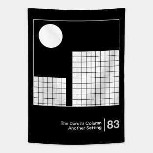 The Durutti Column - Minimal Graphic Design Tribute Tapestry