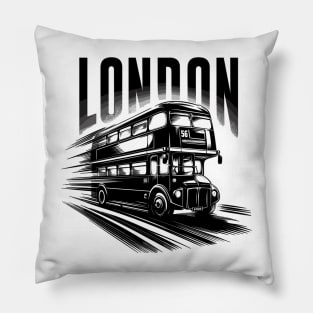 London Bus Pillow