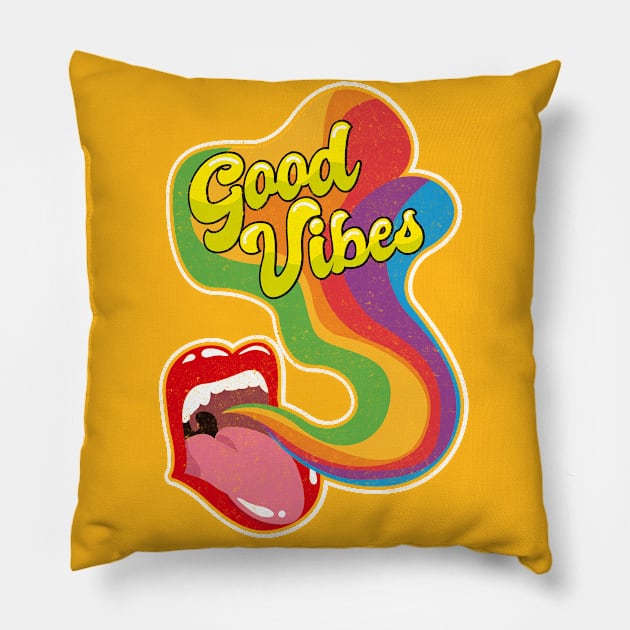 Good Vibes Pillow by BOEC Gear