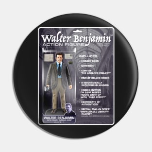 Walter Benjamin Action Figure Pin