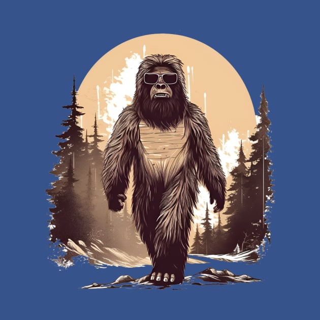 Dope Sasquatch in Nature by Grassroots Green