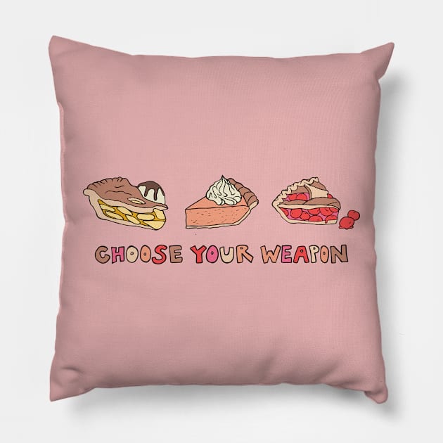 Choose Your Pie Gamer Pillow by Annelie