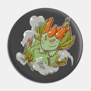 Puff The Magic Weed Dragon Pin