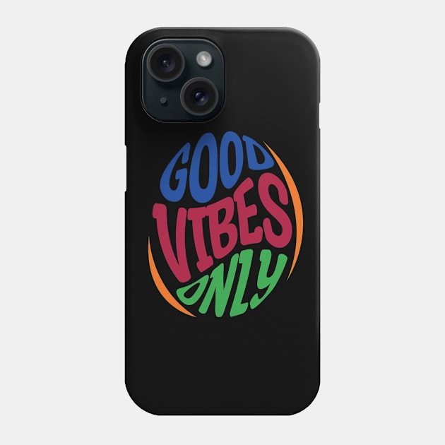 Retro Good vibes only Phone Case by Buntoonkook