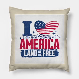 I love Ameriaca Pillow
