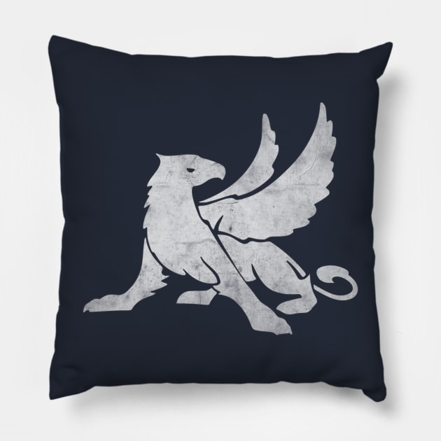 The Heraldic Griffin Pillow by MedievalSteward