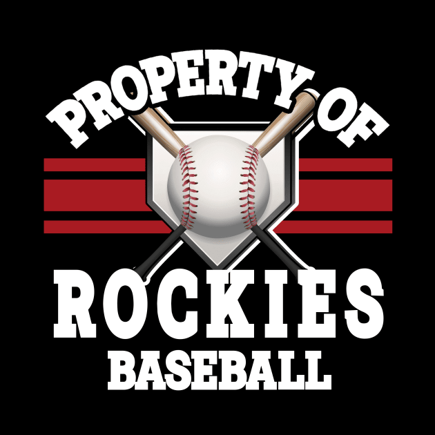 Proud Name Rockies Graphic Property Vintage Baseball by QuickMart