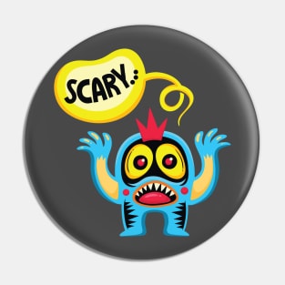 Scary But Sweet Pin