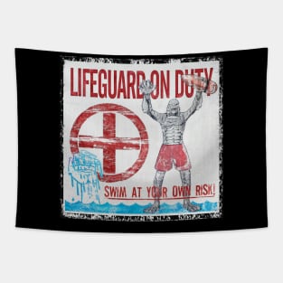 Creature Lifeguard (Male) Tapestry