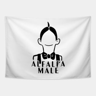 Vintage Retro Alfalfa Male geek humor Tapestry