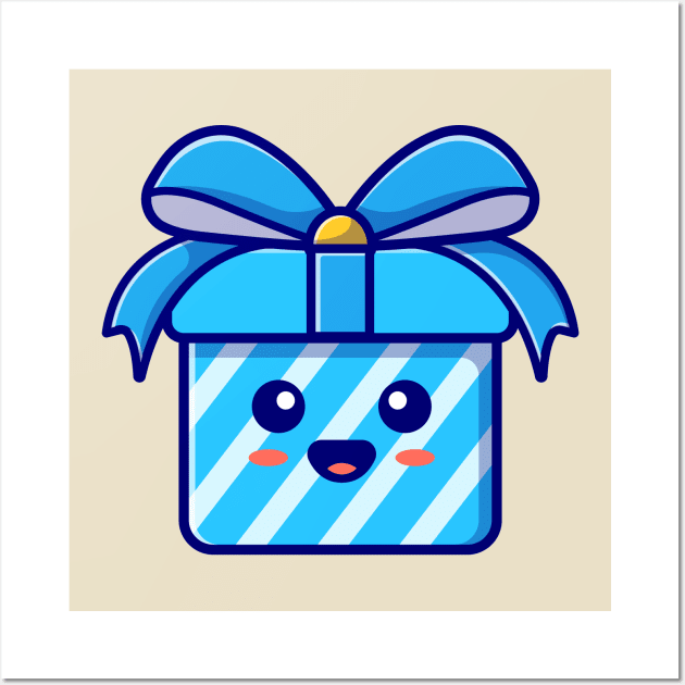 Cute Gift Box With Ribbon