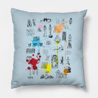 History of Art Pillow