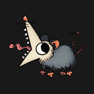 Screeching Possum Opossum V05 T-Shirt