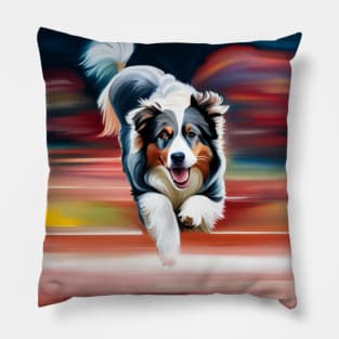 Australian Shepherd Agility Pillow