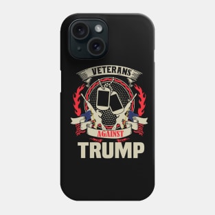 Veterans against Trump 2020.. veterans gift Phone Case