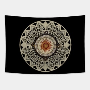 Indian pre columbian mandala Tapestry