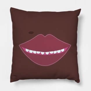 Beauty Spot Smile Mouth Pillow