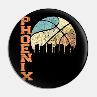 Basketball Sunset Arizona State Pin