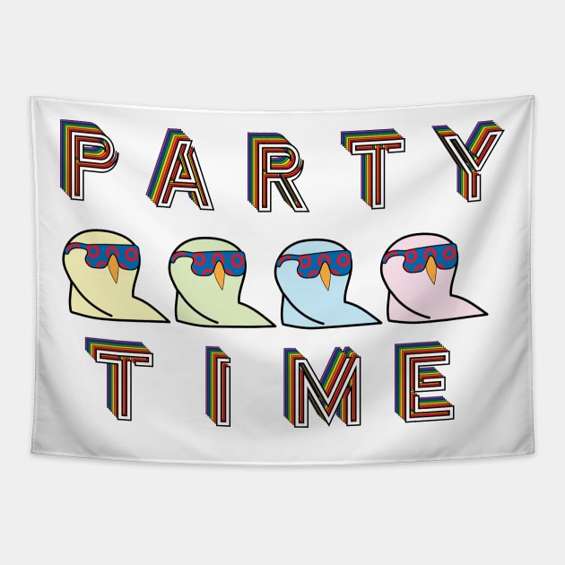 PARTY TIME! Tapestry by Ninjaroll