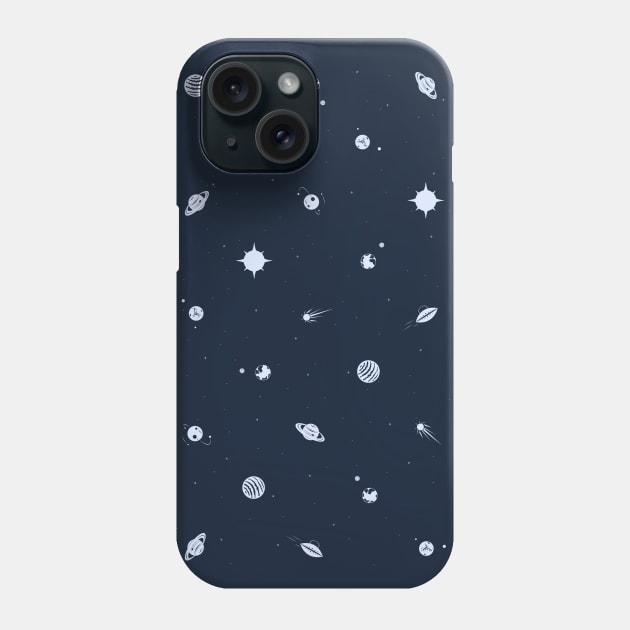 Planetary Polka Dots Phone Case by TenkenNoKaiten