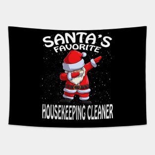 Santas Favorite Housekeeping Cleaner Christmas Tapestry