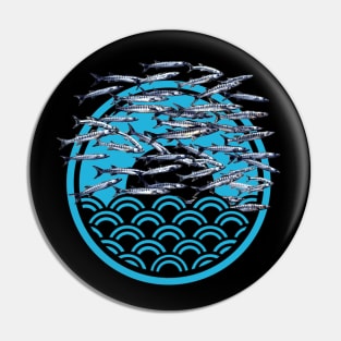 Barracuda cyclone Scuba Pin