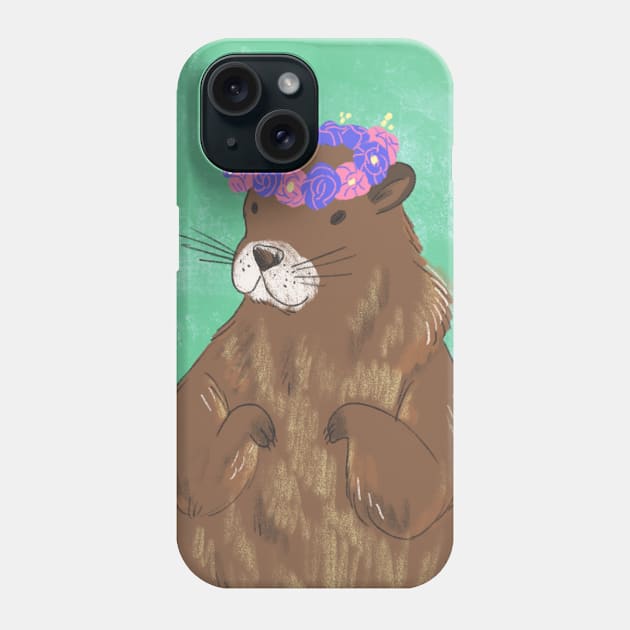 Marmot Phone Case by seaeyedraw