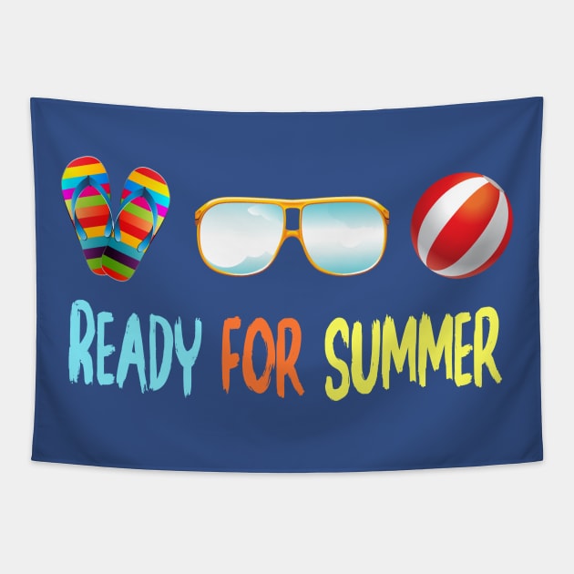 Ready For Summer - Summer Chilling - Beach Vibes Tapestry by Elitawesome