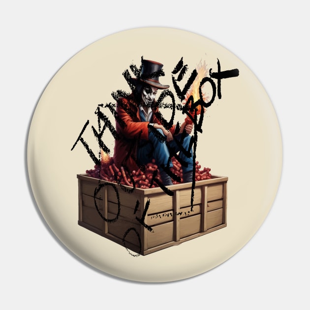 Think Outside Of The Box Guy Fawkes Humor Pin by taiche