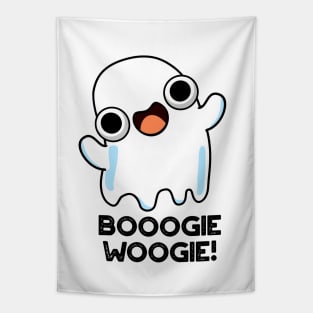 Booogie Woogie Funny Music Ghost Pun Tapestry