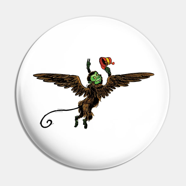 Wizard of Oz Flying Monkey Pin by MasterpieceCafe