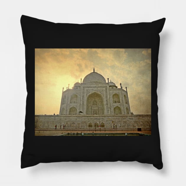 Taj Mahal Pillow by rosedew